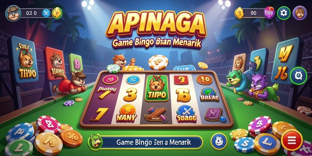Tangkapan layar gameplay Bingo yang mengasyikkan di APINAGA.