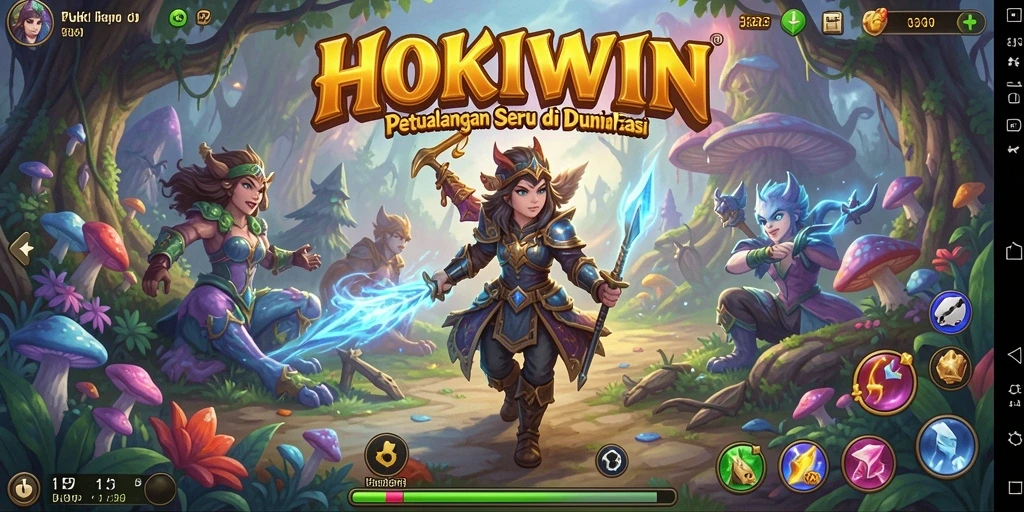 Screenshot HOKIWIN menampilkan aksi gameplay petualangan yang mendebarkan.