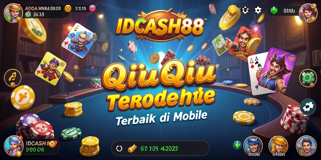 Screenshot menampilkan gameplay QiuQiu IDCASH88 yang seru dan kompetitif.