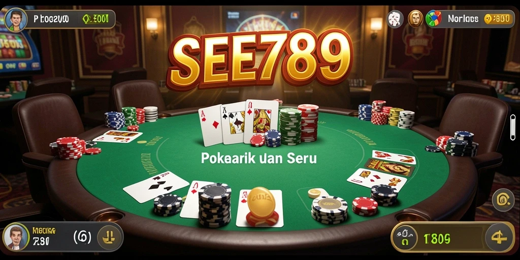 Tampilan antarmuka yang menarik dan gameplay Poker yang mengasyikkan.