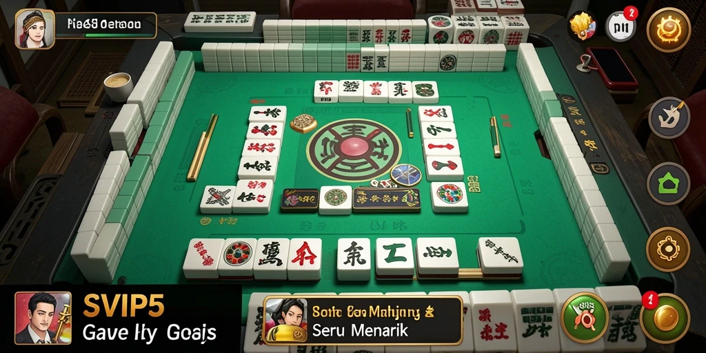 Screenshot gameplay <strong>SVIP5</strong> yang menampilkan tantangan Mahjong.
